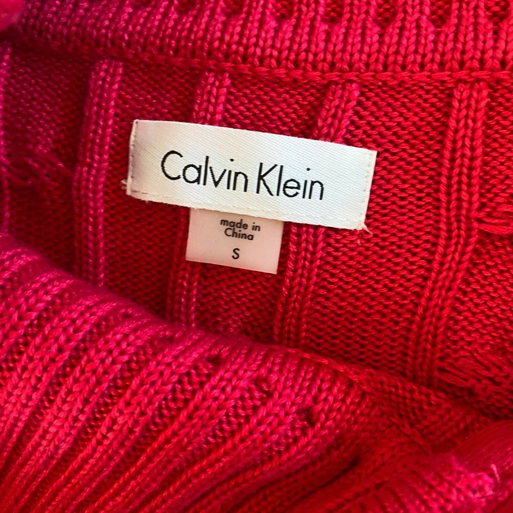 Calvin Klein Pink Sweater Dress - Picture 8 of 13